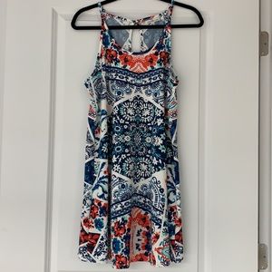 Floral Flowy Dress Charlotte Russe